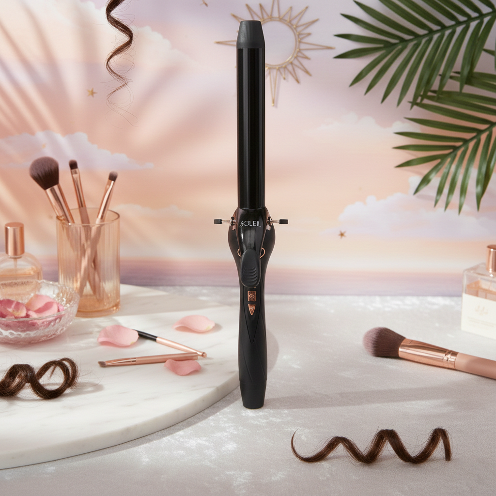 Velvet Sanctuary 25mm Digital Curling Iron for professional hair styling