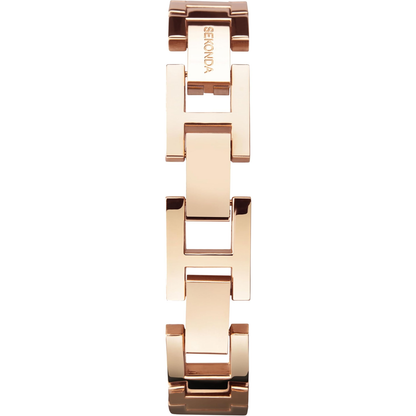 Sekonda 40419 Ladies Lustre watch in rose gold with heavy crystal embellishment